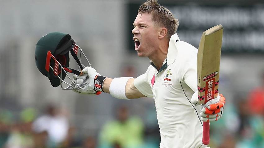 Warner enters history books with stunning century  Warner enters history books with stunning century