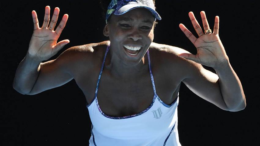 Venus Williams makes Aussie Open history Venus Williams makes Aussie Open history