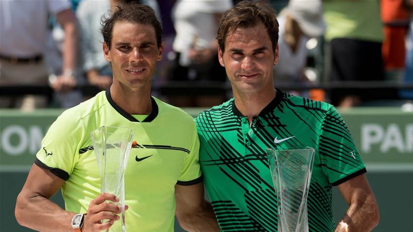 Federer: "I'm so happy we're here together" Federer: "I'm so happy we're here together"