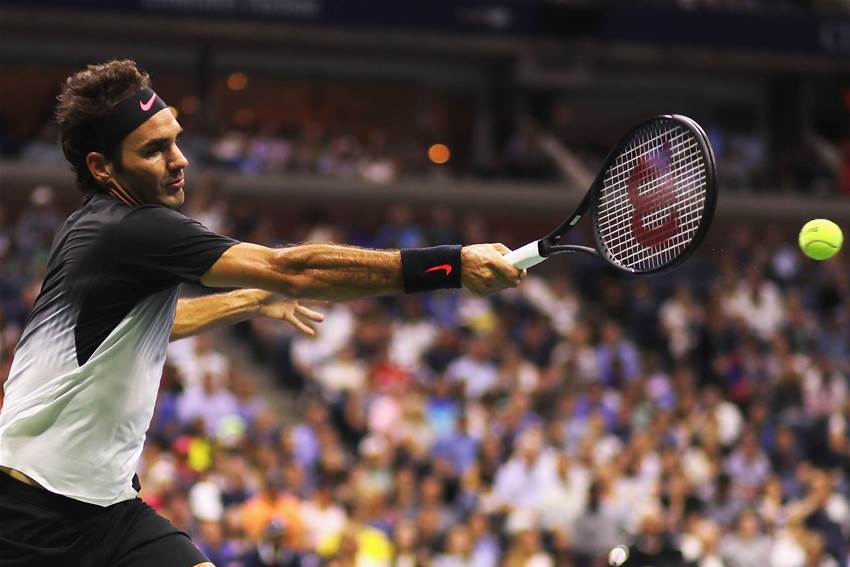 Federer's injury scare Federer's injury scare