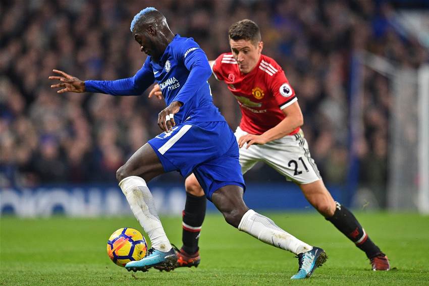 Coincidence? Chelsea's Tiemoue Bakayoko rocks ice blue hair Coincidence? Chelsea's Tiemoue Bakayoko rocks ice blue hair