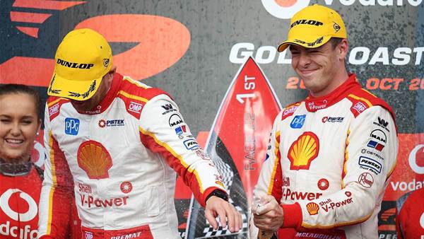 McLaughlin wins Surfers Supercars as title race tightens