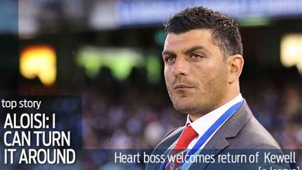 Aloisi confident he can rescue Heart