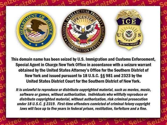 Euro and US police seize 292 domain names