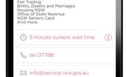Service NSW offers real-time queue updates