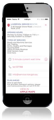 Service NSW offers real-time queue updates