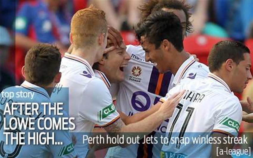 Lowe takes first win as Glory down Jets Lowe takes first win as Glory down Jets