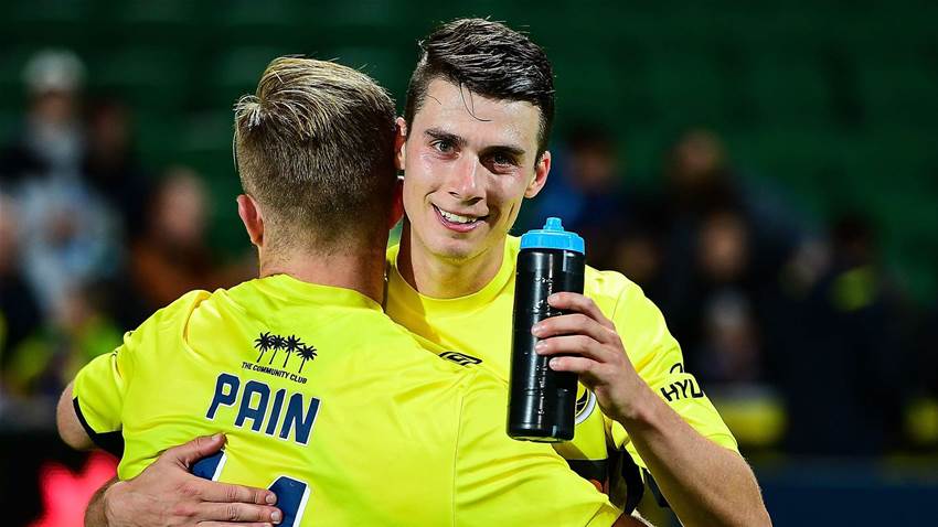 McGing on his maiden strike McGing on his maiden strike