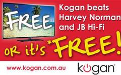 Kogan offers free TVs if pipped on price