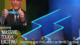 Socceroos excited by tough World Cup draw