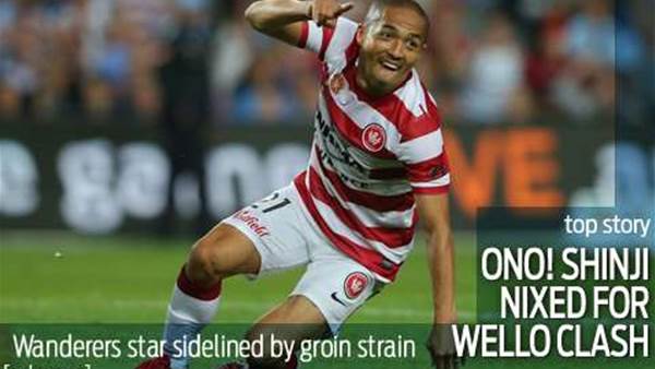 Wanderers star Ono in doubt for Phoenix clash