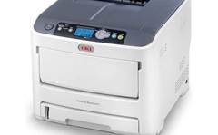 New OKI printer uses fluro colours