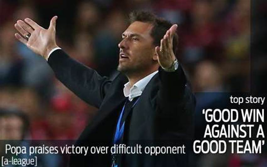 Popovic hails his brave wet winners Popovic hails his brave wet winners