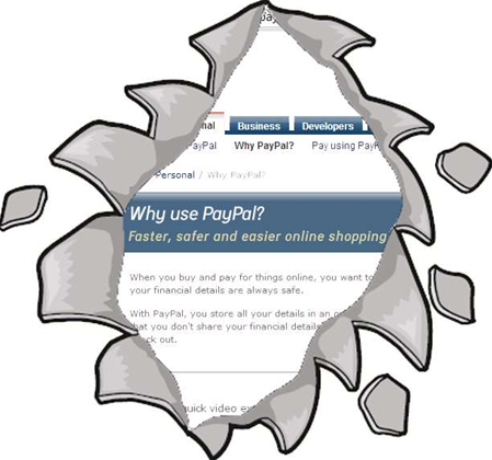 PayPal holes expose customer data