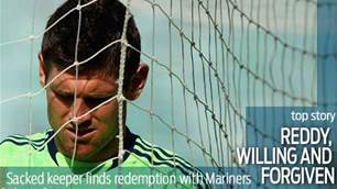 Mariners throw goalkeeper Reddy a lifeline