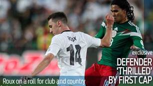 Roux's All White after hit by Mexican wave