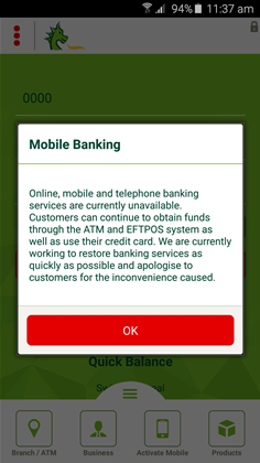St George online banking goes down over long weekend
