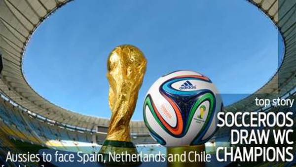 Socceroos draw World Cup champs Spain