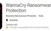 Bogus anti-WannaCry apps appear in Google Play