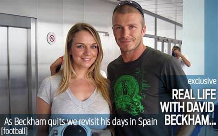 Real life with David Beckham... Real life with David Beckham...