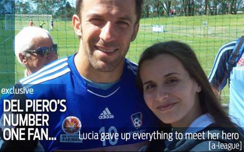 Del Piero's number one fan...