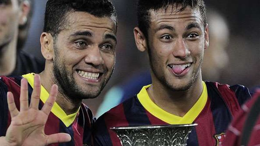 Alves annoints Neymar as Messi's successor