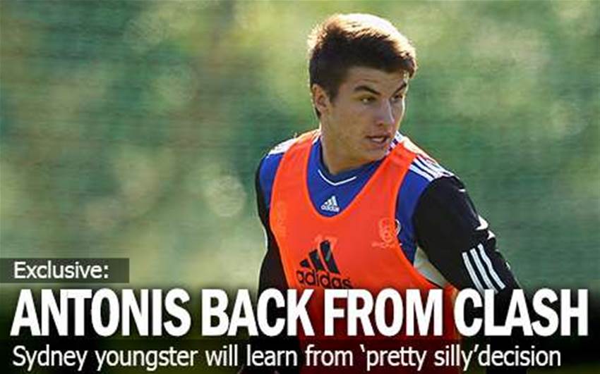 Antonis Back From 'Pretty Silly' Decision Antonis Back From 'Pretty Silly' Decision