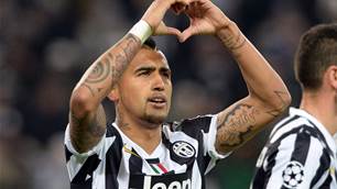 Vidal hat-trick fires Juventus to 3-1 victory