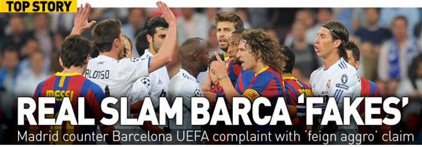 Real on the Offensive After Barca Complaint Real on the Offensive After Barca Complaint