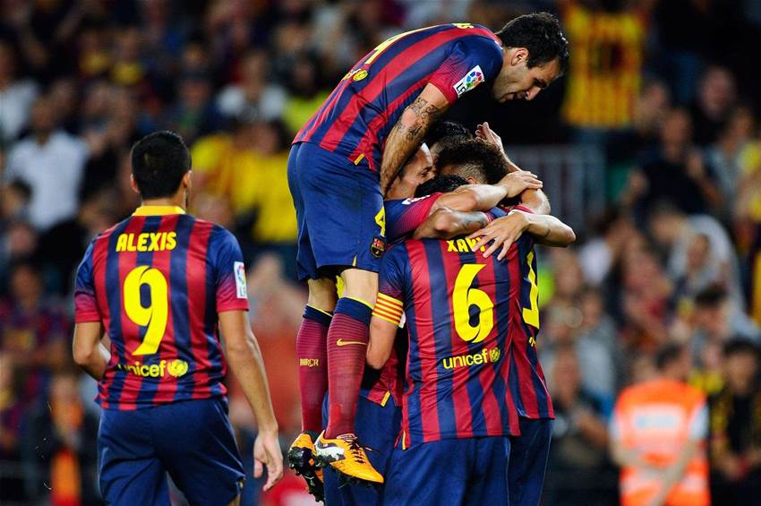 Barca extend winning run Barca extend winning run