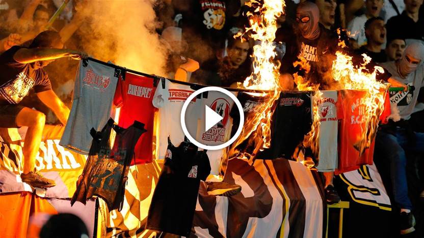 VIDEO: Belgrade Derby is INSANE...