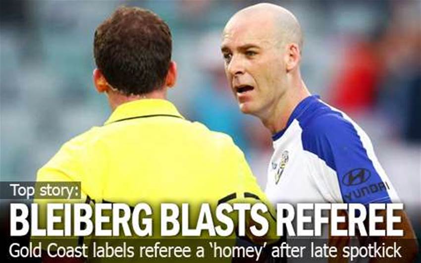 Bleiberg Blasts Ref After Late Penalty