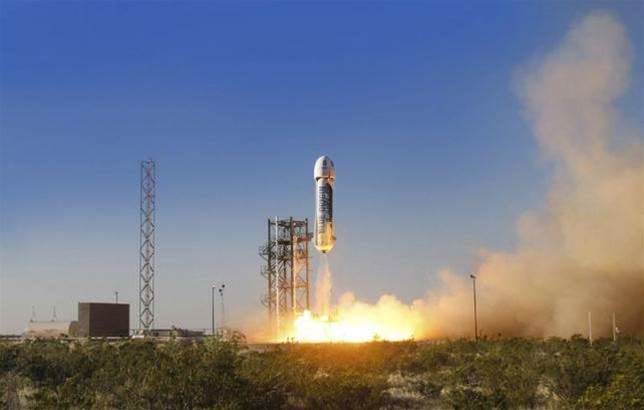Jeff Bezos' space start-up launches test flight