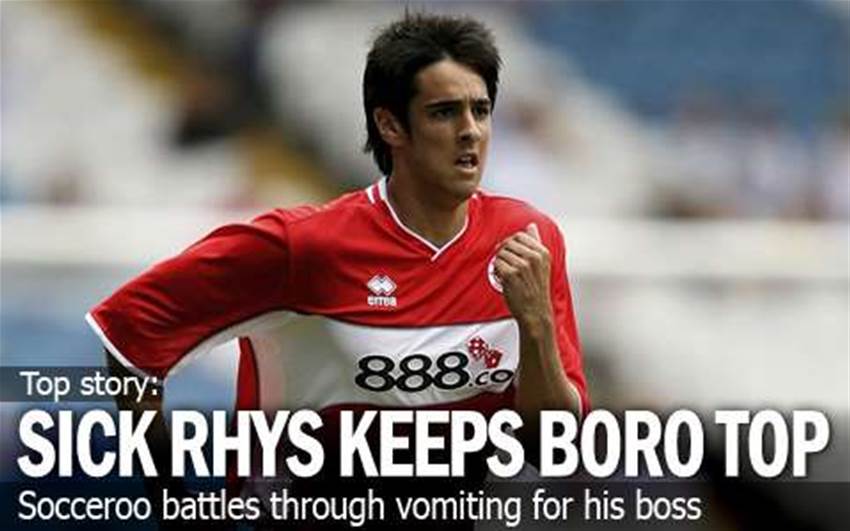 Middlesbrough Boss Praises 'Vomiting' Williams Middlesbrough Boss Praises 'Vomiting' Williams