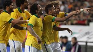Brazil defeat tenanious South Korea 2-0