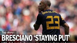 Al Nasr: No Qatar Bid For Bresciano