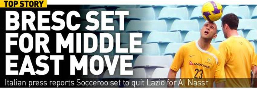 Bresc Set For Middle East Move Bresc Set For Middle East Move