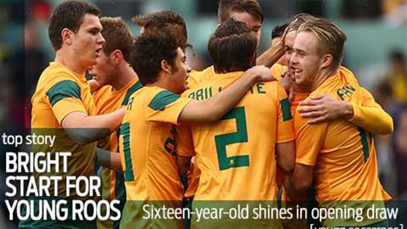 Late strike denies Young Socceroos