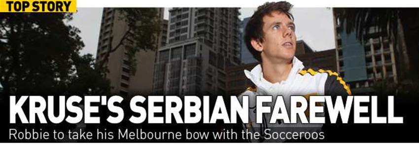 Kruse's Serbian Farewell... Kruse's Serbian Farewell...