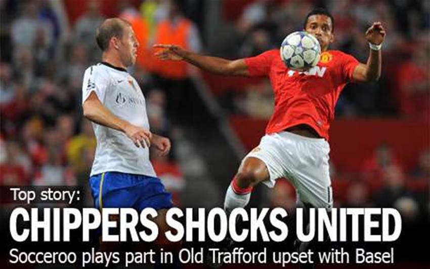Chipperfield Plays Part In Old Trafford Shock Chipperfield Plays Part In Old Trafford Shock