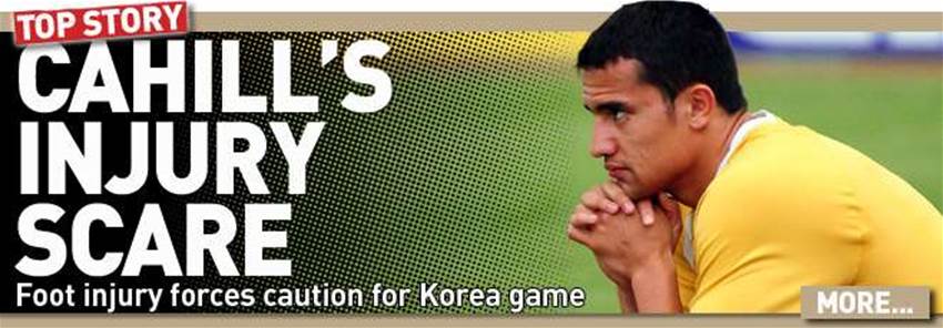 Cahill's New Injury Scare Cahill's New Injury Scare