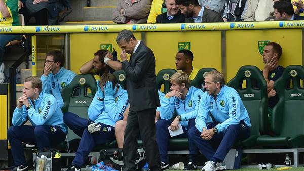 Hughton frustrated by goal-shy Norwich