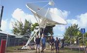 Telstra replaces rusting Cocos Islands antenna