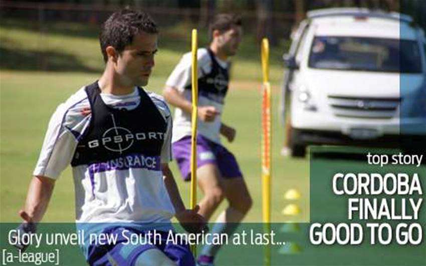 Perth Glory unveil new signing Matias Cordoba Perth Glory unveil new signing Matias Cordoba