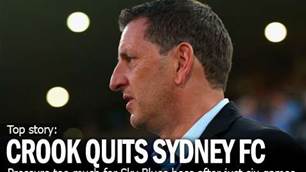 Crook Resigns From Sydney FC