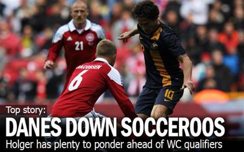 Danes Down Disappointing Socceroos Danes Down Disappointing Socceroos