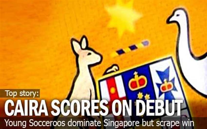 Reece Caira Scores On Young Roos Debut Reece Caira Scores On Young Roos Debut