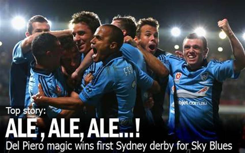 Del Piero Leads Sydney To First Derby Win Del Piero Leads Sydney To First Derby Win