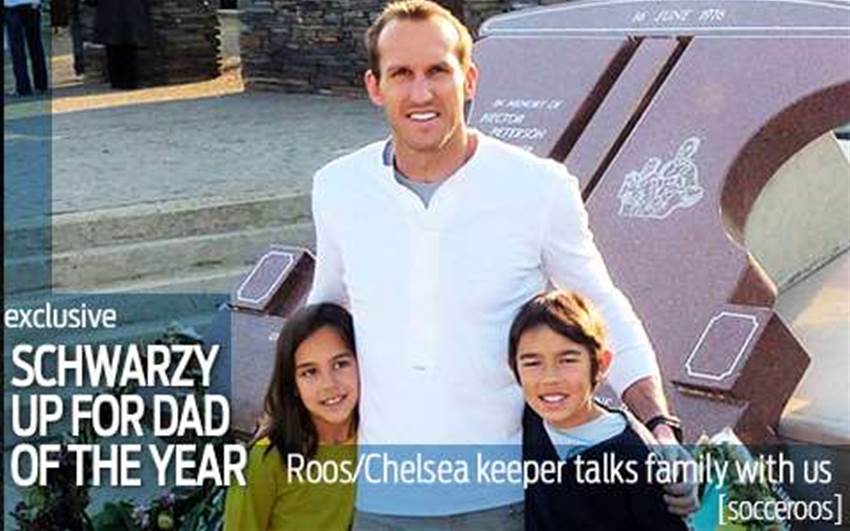 Schwarzy's up for Dad of the Year! Schwarzy's up for Dad of the Year!