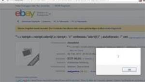 eBay cross-scripting vulnerability exploited